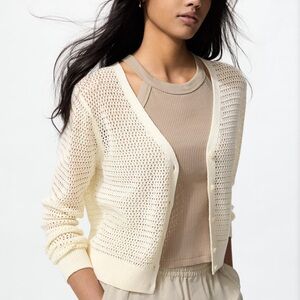 Uniqlo mesh cardigan